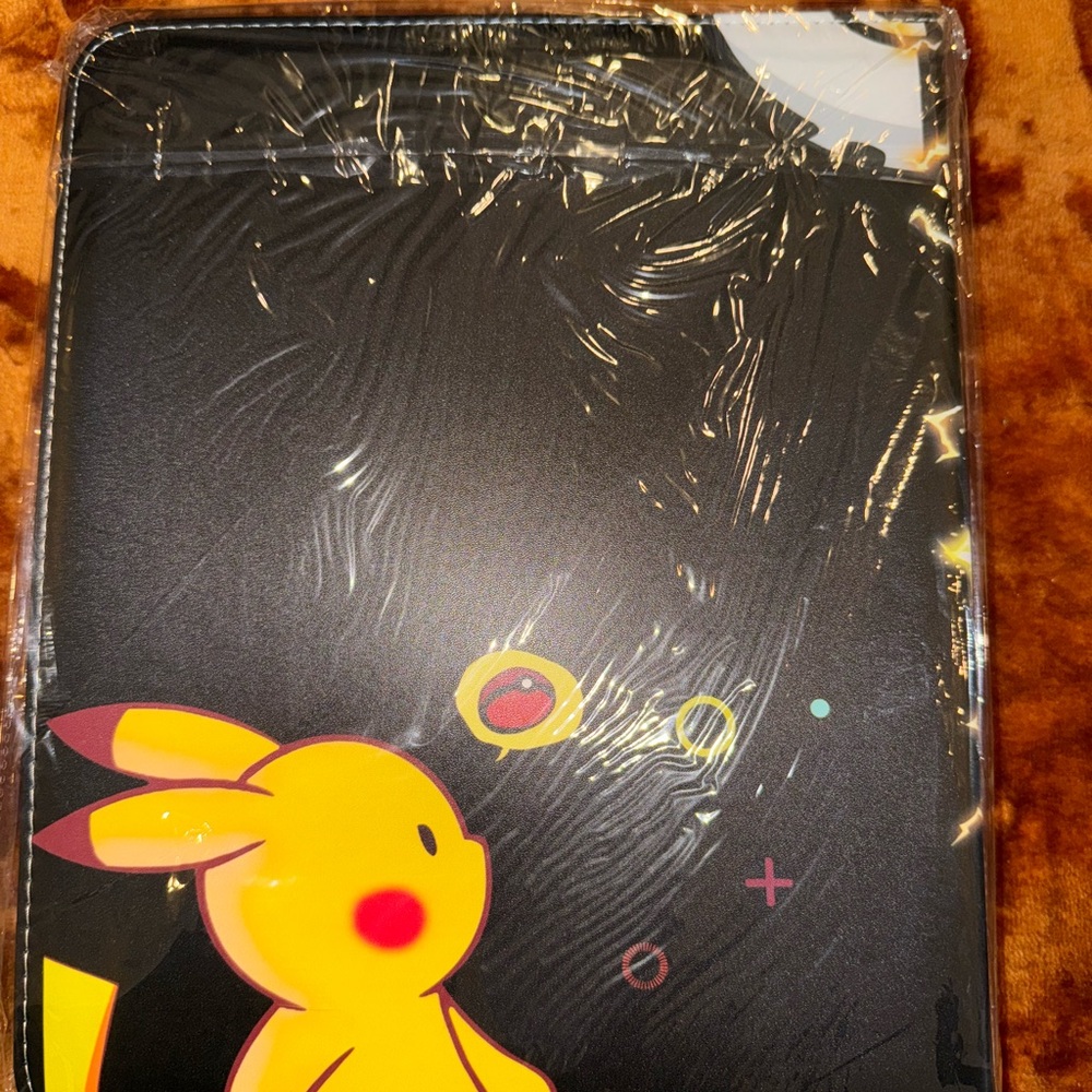 Pokemon Black and Yellow Trading Card binder